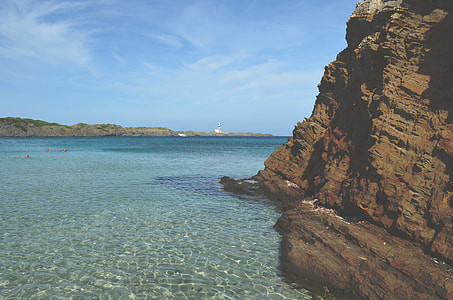 body of water near cliff thumbnail