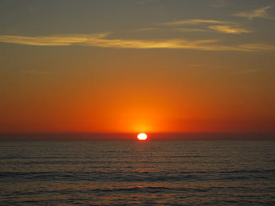 Body of Water Under Sunset thumbnail
