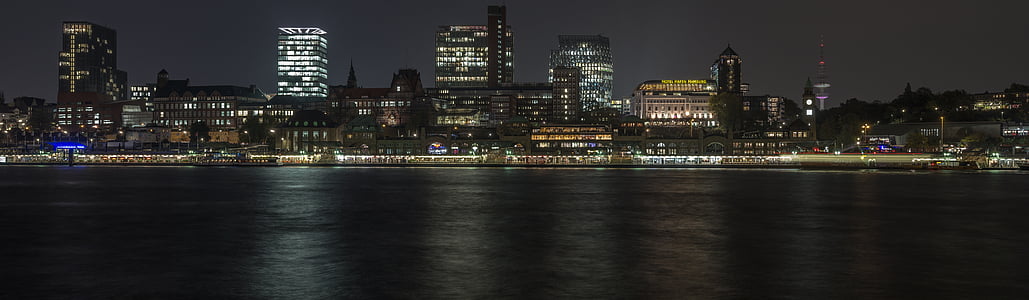 landscape photography of cityscape during night time thumbnail