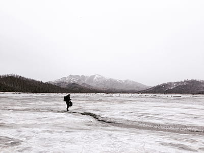 person standing on ground thumbnail