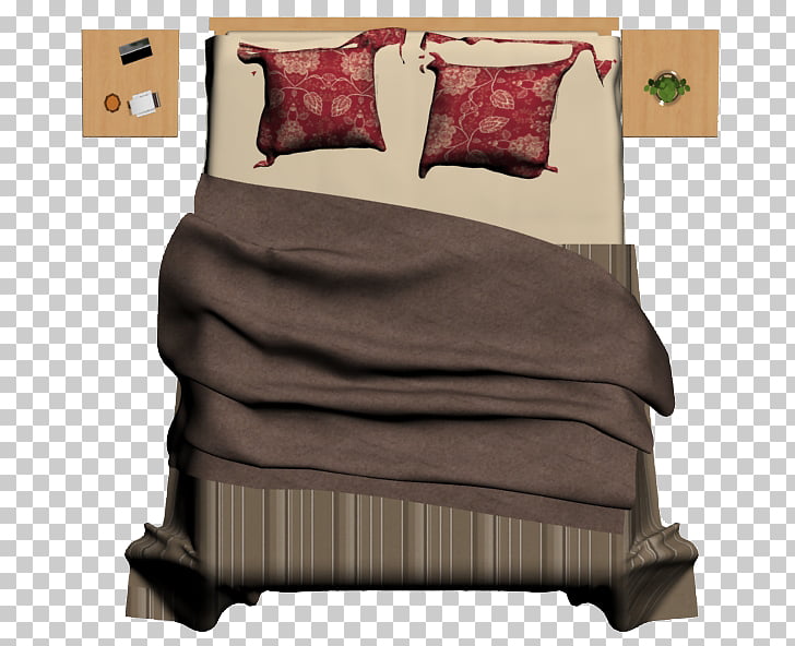 Bed Euclidean , bed, gray fabric bedspread PNG clipart