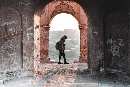 Man At The Ruins thumbnail