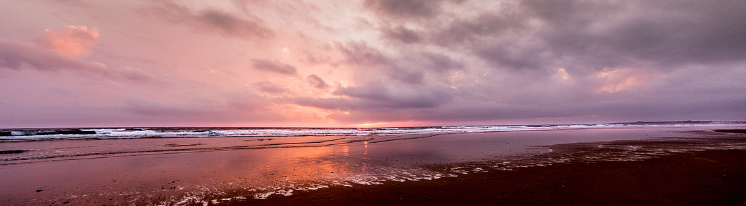 beach during sunset thumbnail