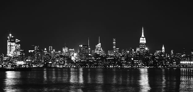 grayscale photography of buildings thumbnail