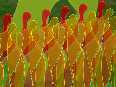 yellow and red plastic decors thumbnail