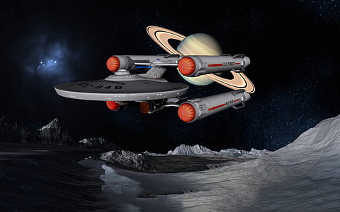 gray and red Star trek USS Enterprise thumbnail