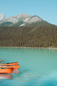 canoe on body of water thumbnail
