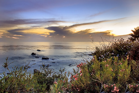 ocean during sunset thumbnail