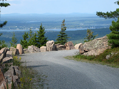 Landscape view from Mountain road at Acadia National Park, Maine thumbnail
