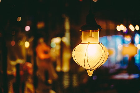 selective focus photo of pendant lamp thumbnail