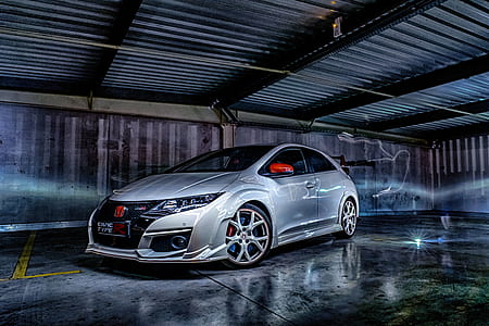 silver Honda Civic Type R sedan thumbnail