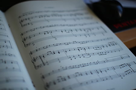 white music note book thumbnail