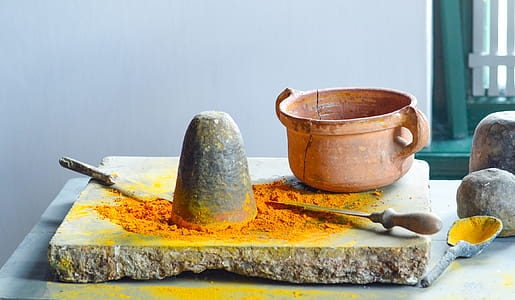 Brown Clay Pot on Gray Surface thumbnail