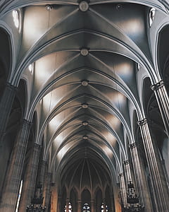 gray concrete dome ceiling thumbnail