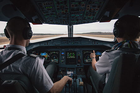 pilots riding airplane thumbnail