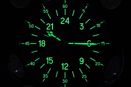 turned on analog clock thumbnail
