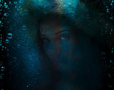 woman underwater painting thumbnail