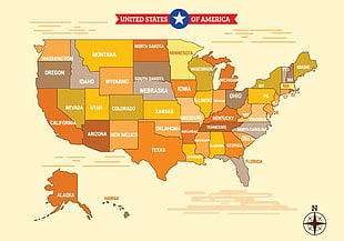 Map Of America Eps - 88 World Maps