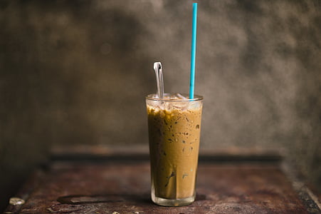 clear, drinking, glass, brown, surface, still thumbnail