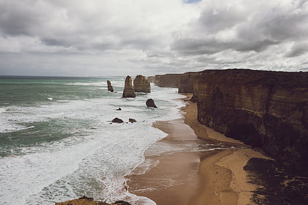 ocean near rock formations thumbnail