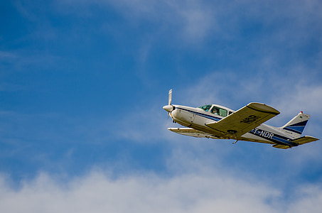 white and blue monoplane thumbnail