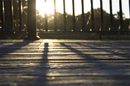 low, angle, photography, gray, wooden, floor thumbnail