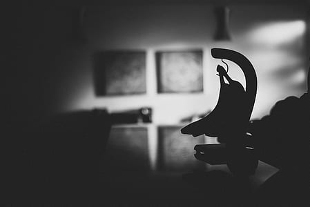 Silhouette Photography of Banana Hook Decor thumbnail