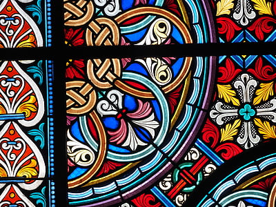 multicolored stained glass decor thumbnail