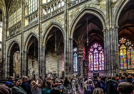 crowded people inside church thumbnail