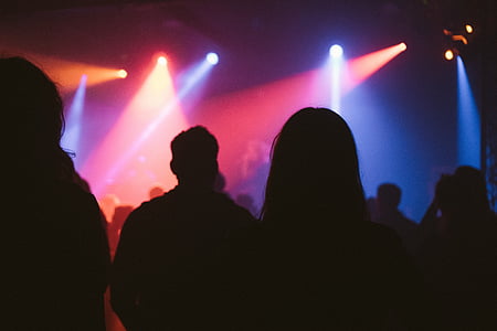 silhouette of people partying in the club thumbnail