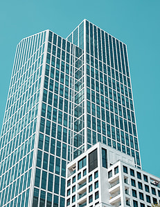 white and teal tower building thumbnail
