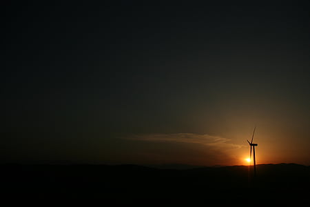 wind mill under nightime thumbnail