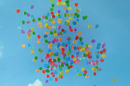 photo of balloons on the sky thumbnail