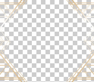 Shading Euclidean Line, painted gold frame, brown illustration PNG clipart