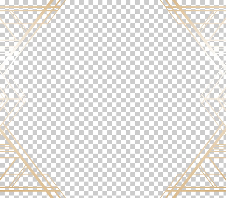Shading Euclidean Line, painted gold frame, brown illustration PNG clipart