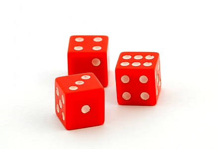 three red-and-white dices thumbnail