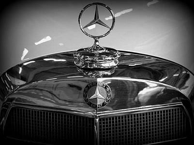 chrome Mercedes-Benz logo emblem thumbnail