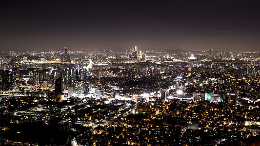 aerial photo of city lights thumbnail