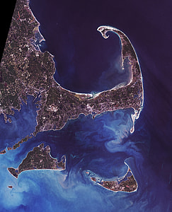 Cape of Islands satellite view in Cape Cod Massachusetts thumbnail