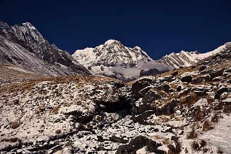 white and brown mountains thumbnail