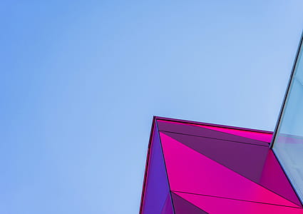 Pink and Blue Building Illustration thumbnail