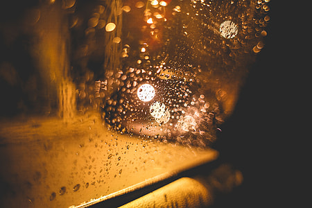 Rainy Street at Night from Car thumbnail