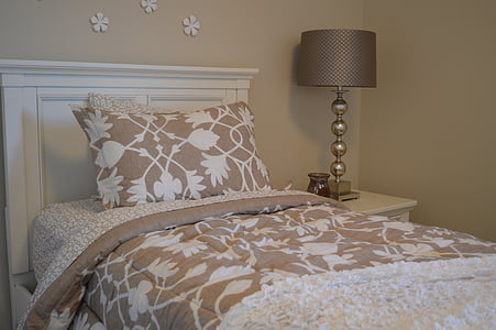 white and gray quilt set thumbnail