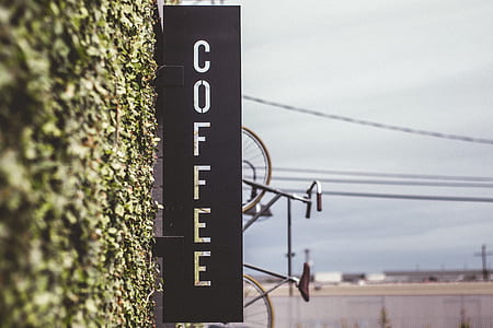 black and white coffee signage thumbnail