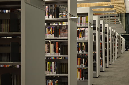 view of bookshelves inside room thumbnail