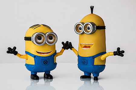 Bob and Kevin from Minions movie action figures thumbnail