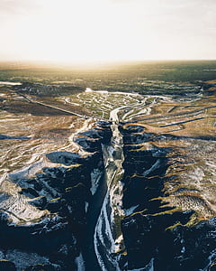aerial photography of mountain thumbnail