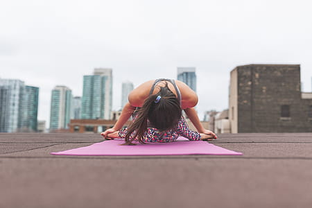 Shoelace Pose Forward Fold Photo thumbnail