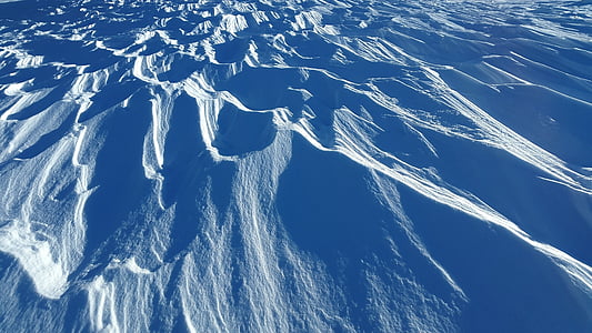 birds eye photography of snow-covered mountain thumbnail