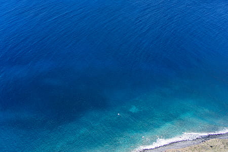 aerial photography of beach thumbnail